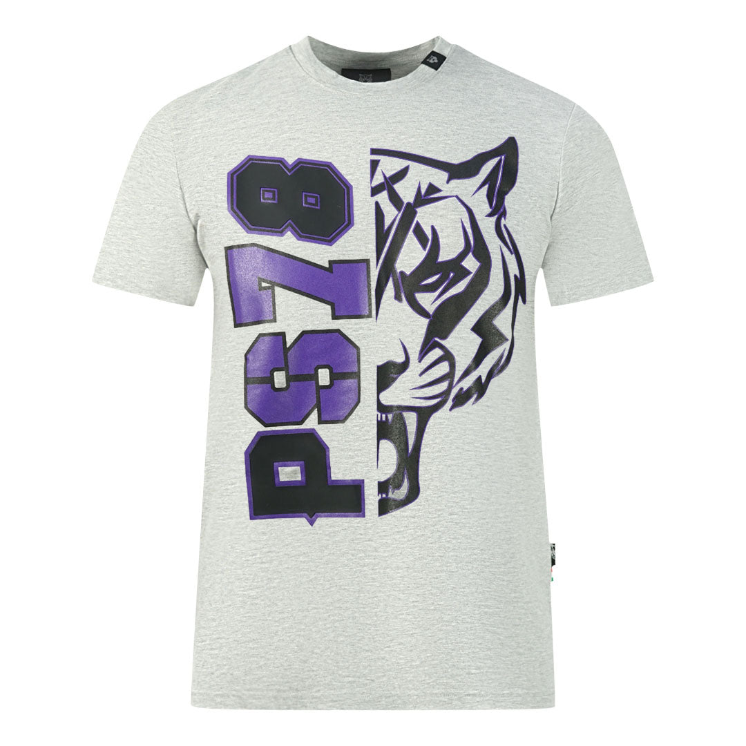 Plein Sport PS78 Logo Grey T-Shirt