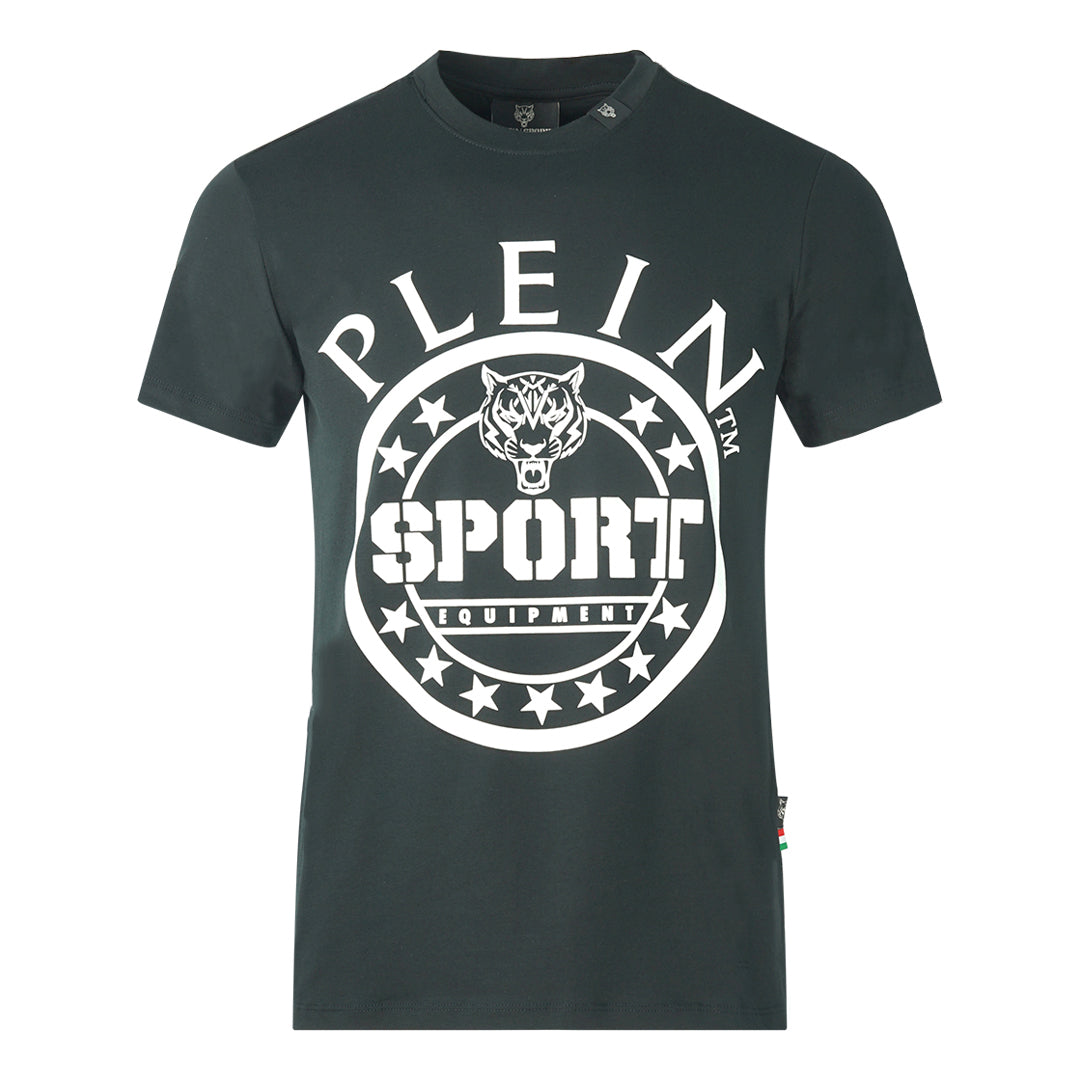 Plein Sport Large Circle Logo Black T-Shirt - Nova Clothing