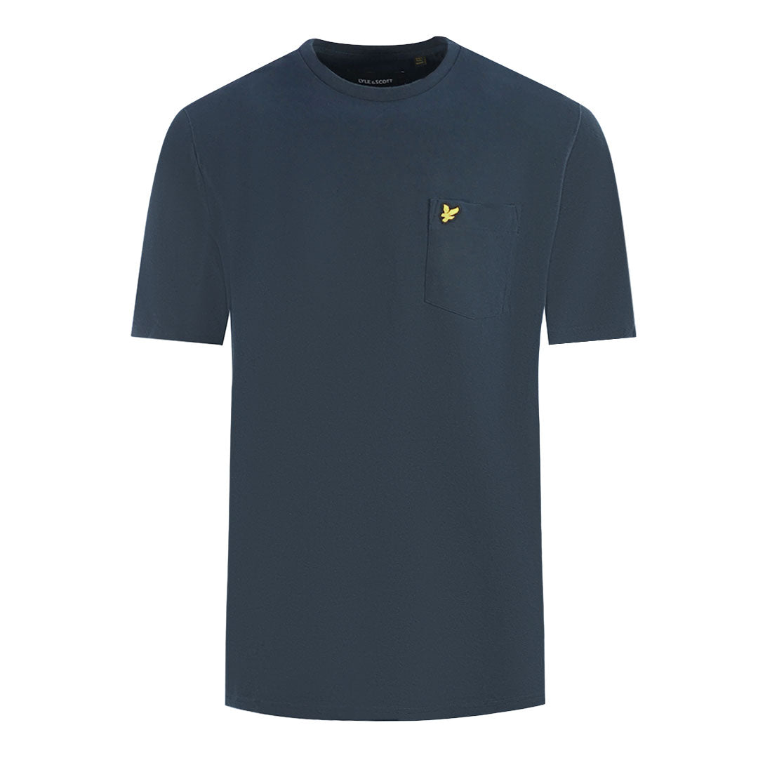Lyle & Scott Sandwash Pique Navy Blue T-Shirt