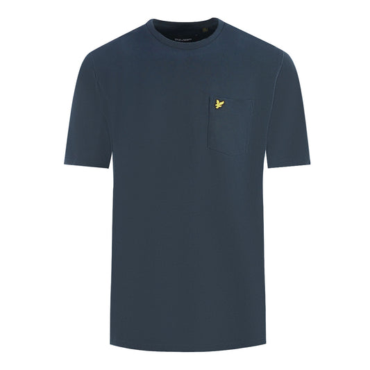 Lyle & Scott Sandwash Pique Navy Blue T-Shirt