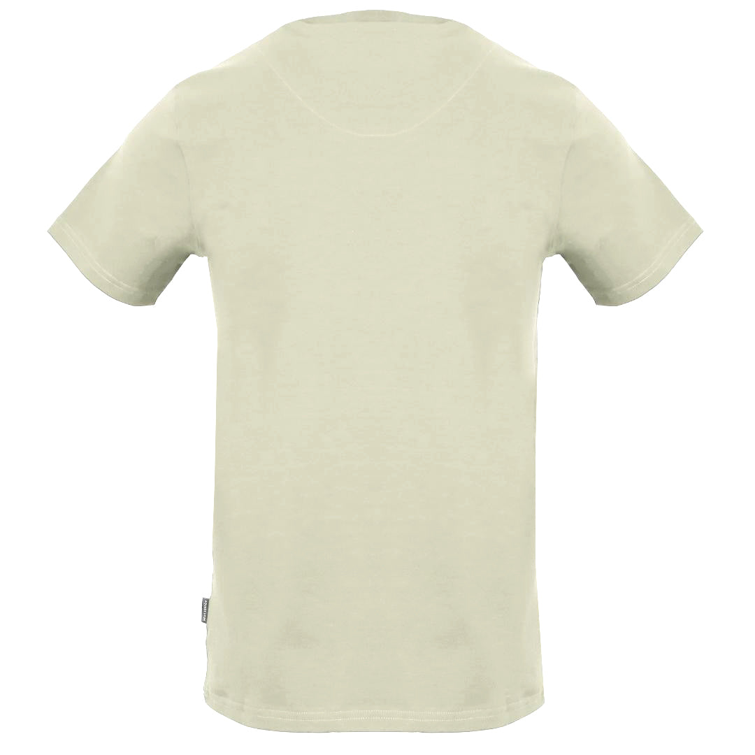 Aquascutum Block Aldis Logo Beige T-Shirt