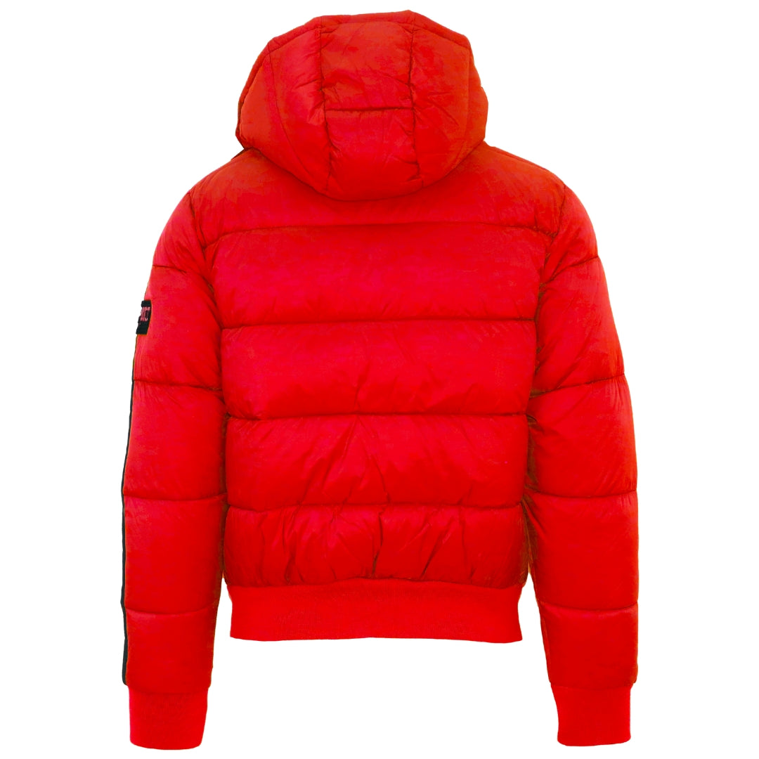Plein Sport Padded Taped Sleeve Red Jacket