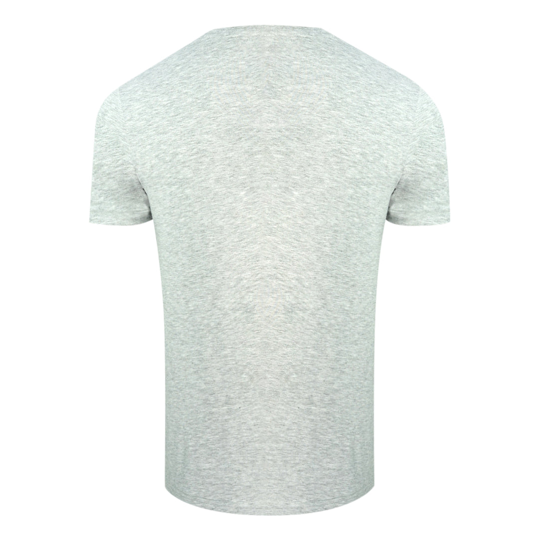 Philipp Plein Skull And Crossbones Logo Grey Underwear T-Shirt