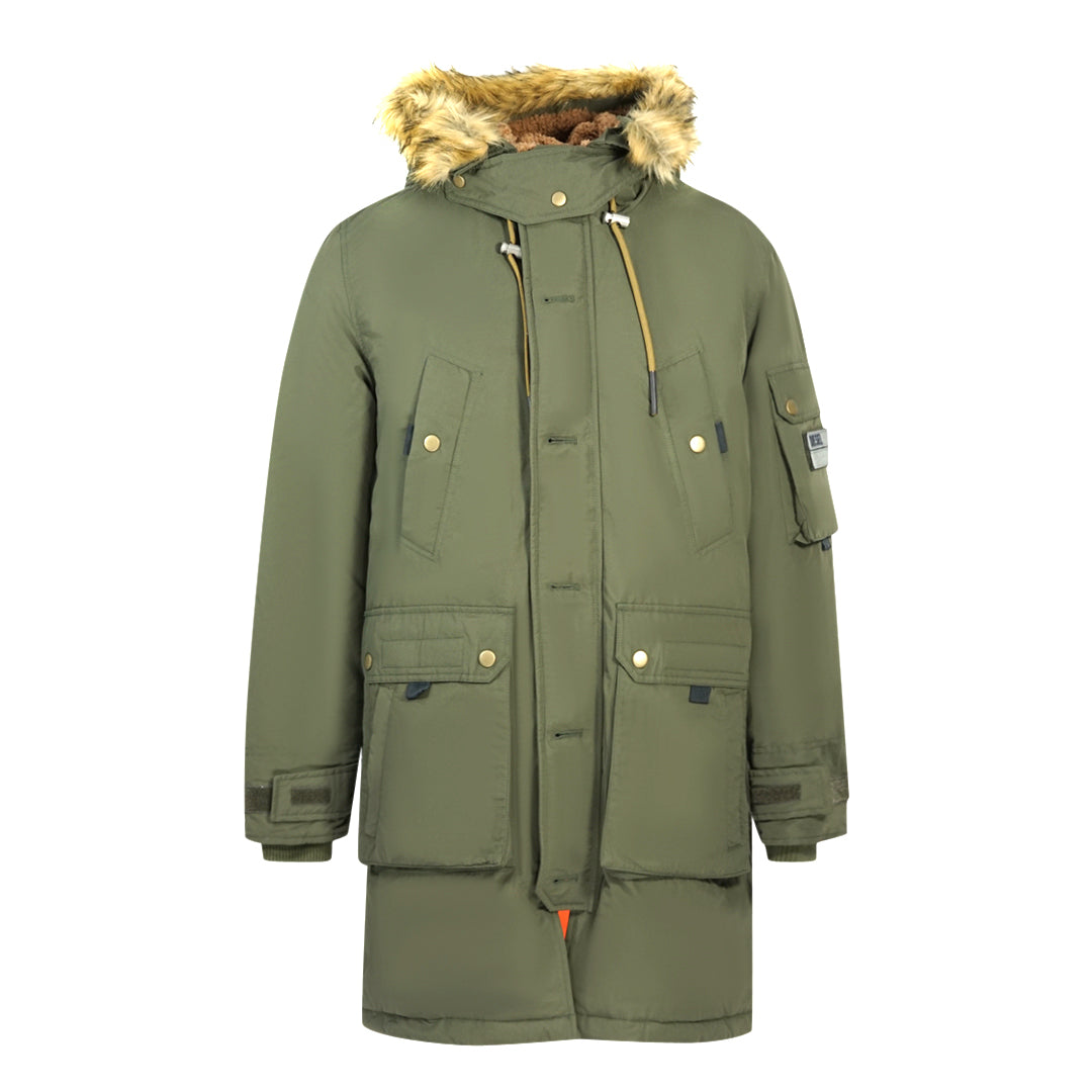 Diesel green parka deals