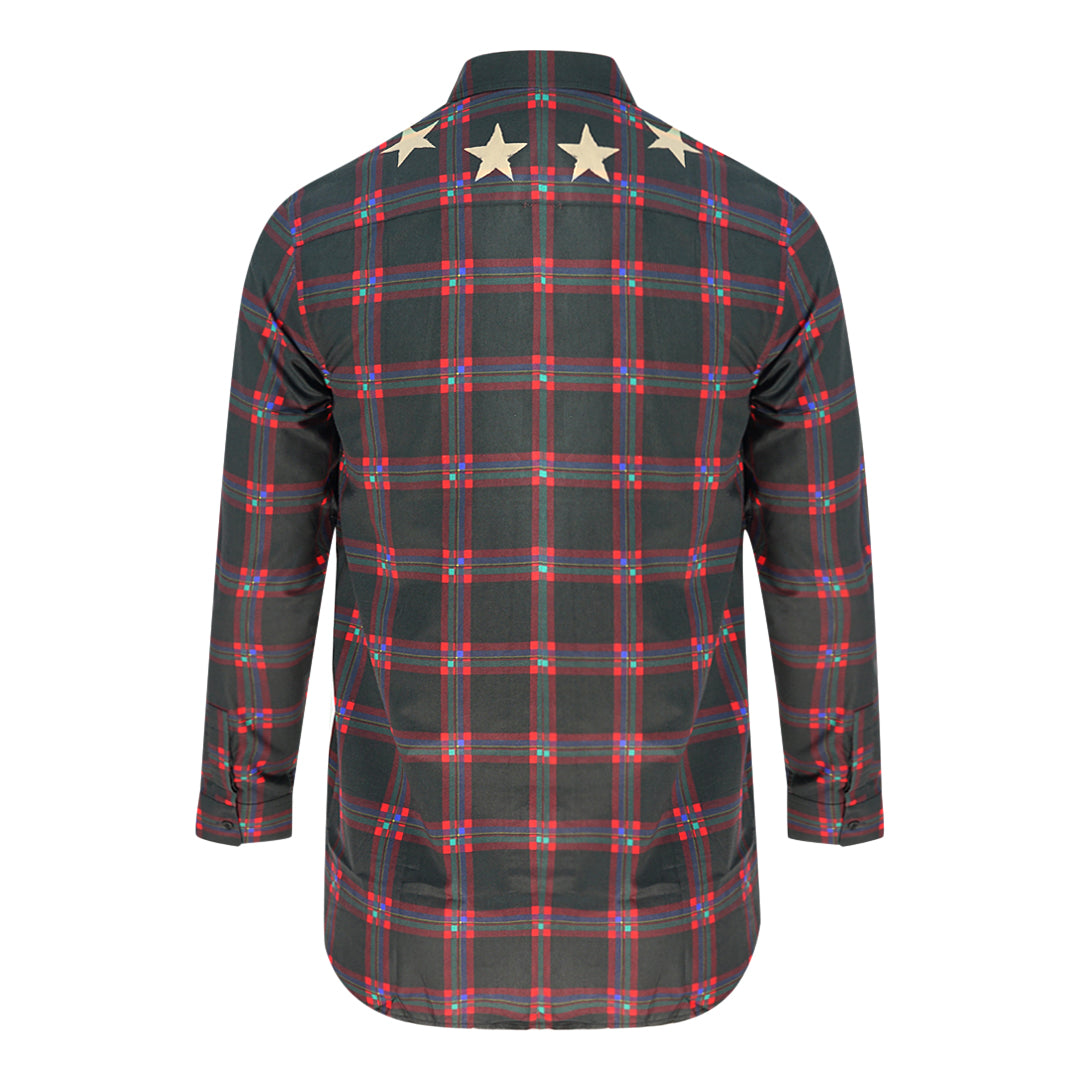 Givenchy 15W6425846 Brown Check Casual Shirt - Nova Clothing