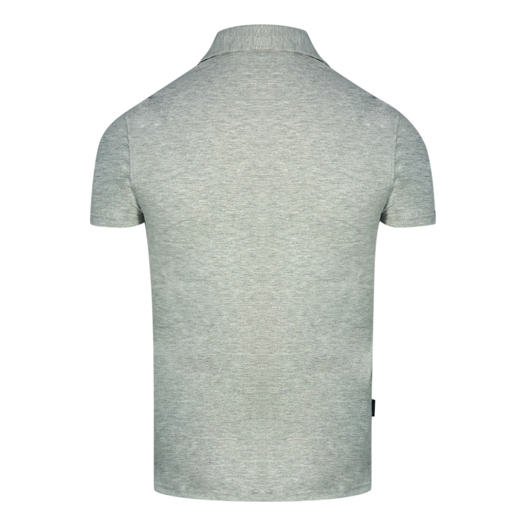 Aquascutum Check A Logo Grey Polo Shirt