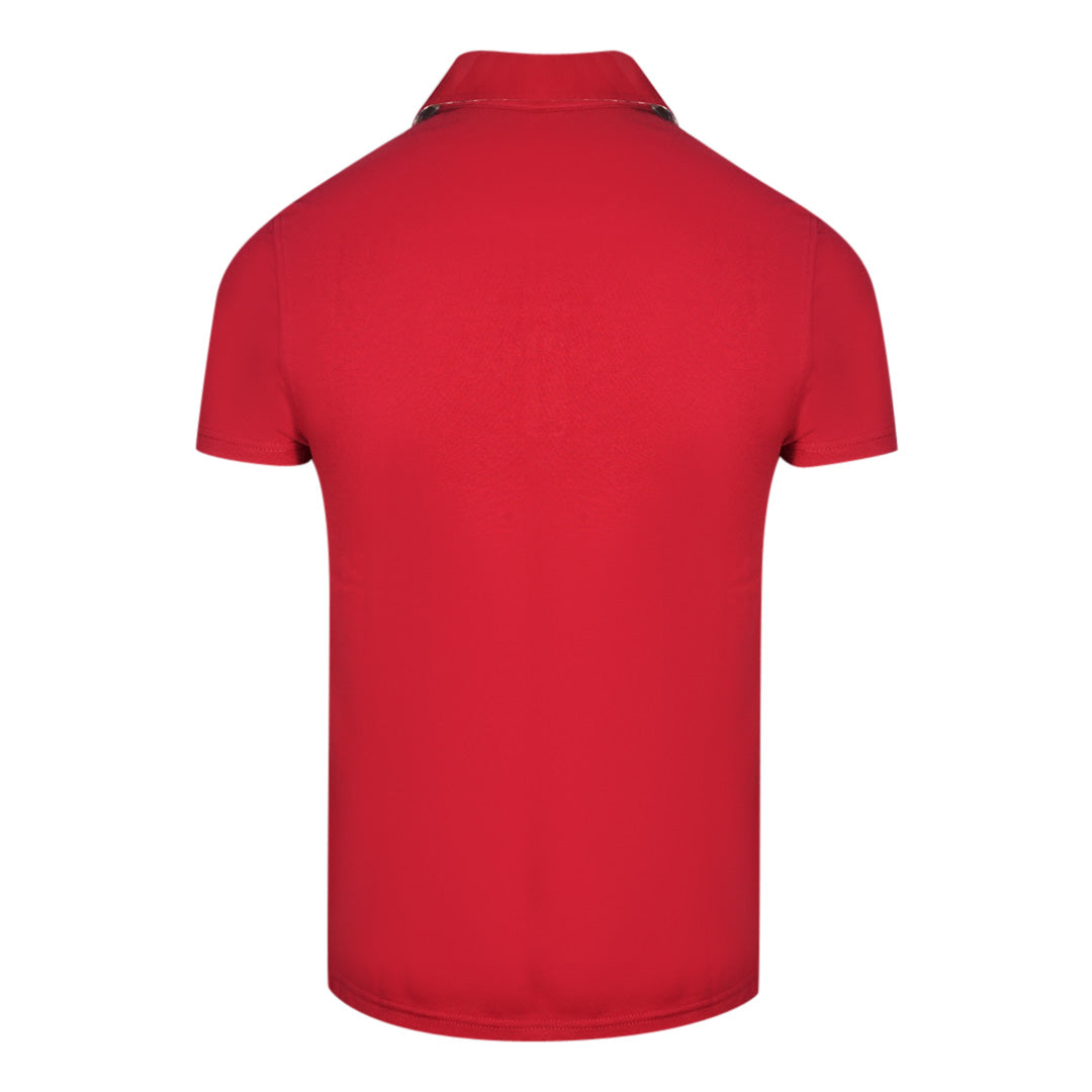 Aquascutum Signature Logo Red Polo Shirt