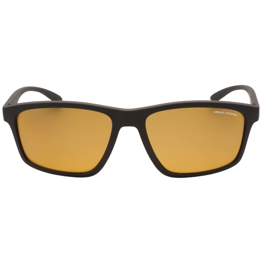 Armani Exchange Polar Brown Lens Dark Brown Sunglasses