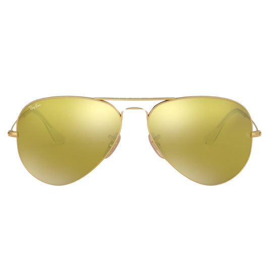 Ray-Ban Aviator Light Brown Lens Gold Sunglasses