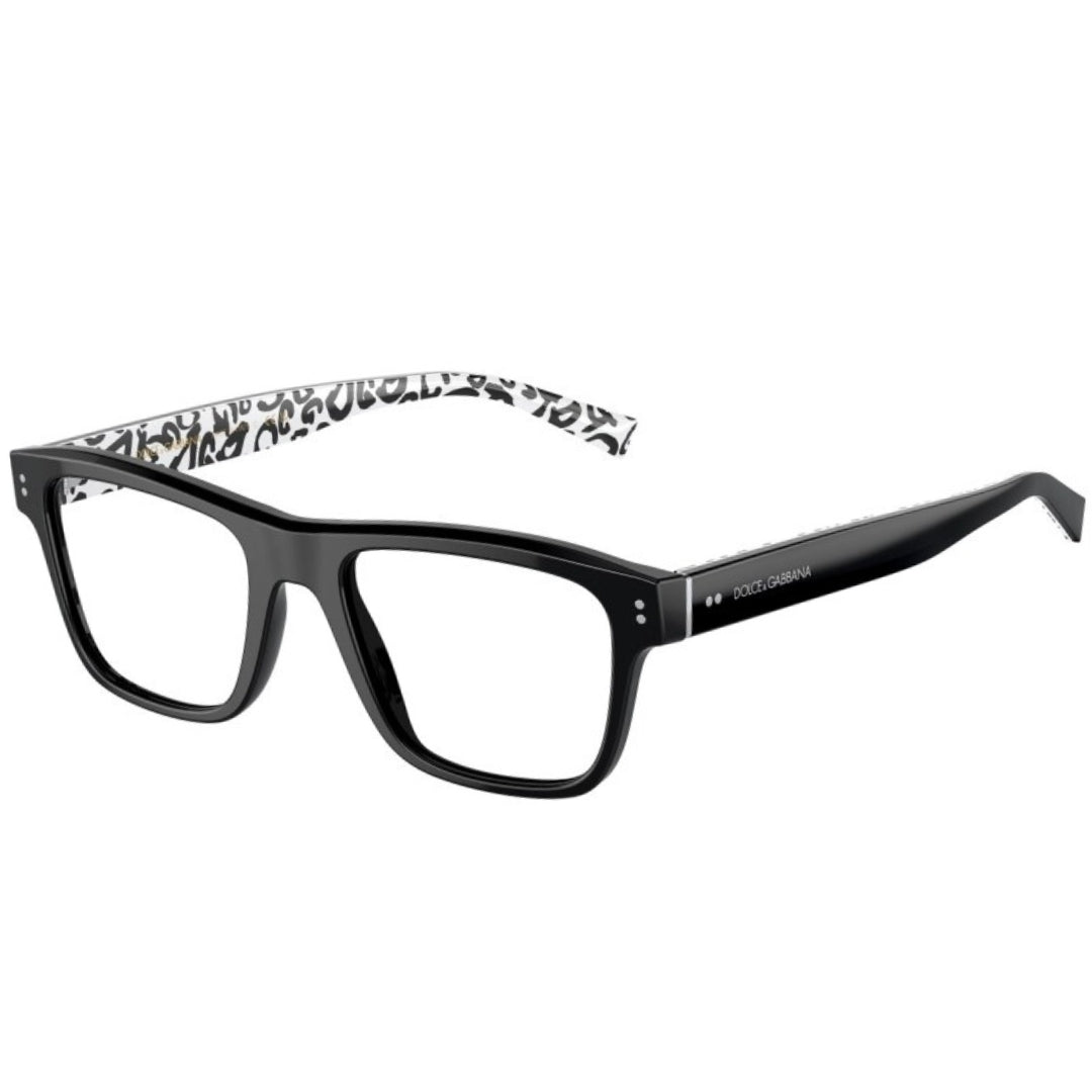 Dolce Gabbana 0Dg3362 3389 Black Optical Eyeglasses
