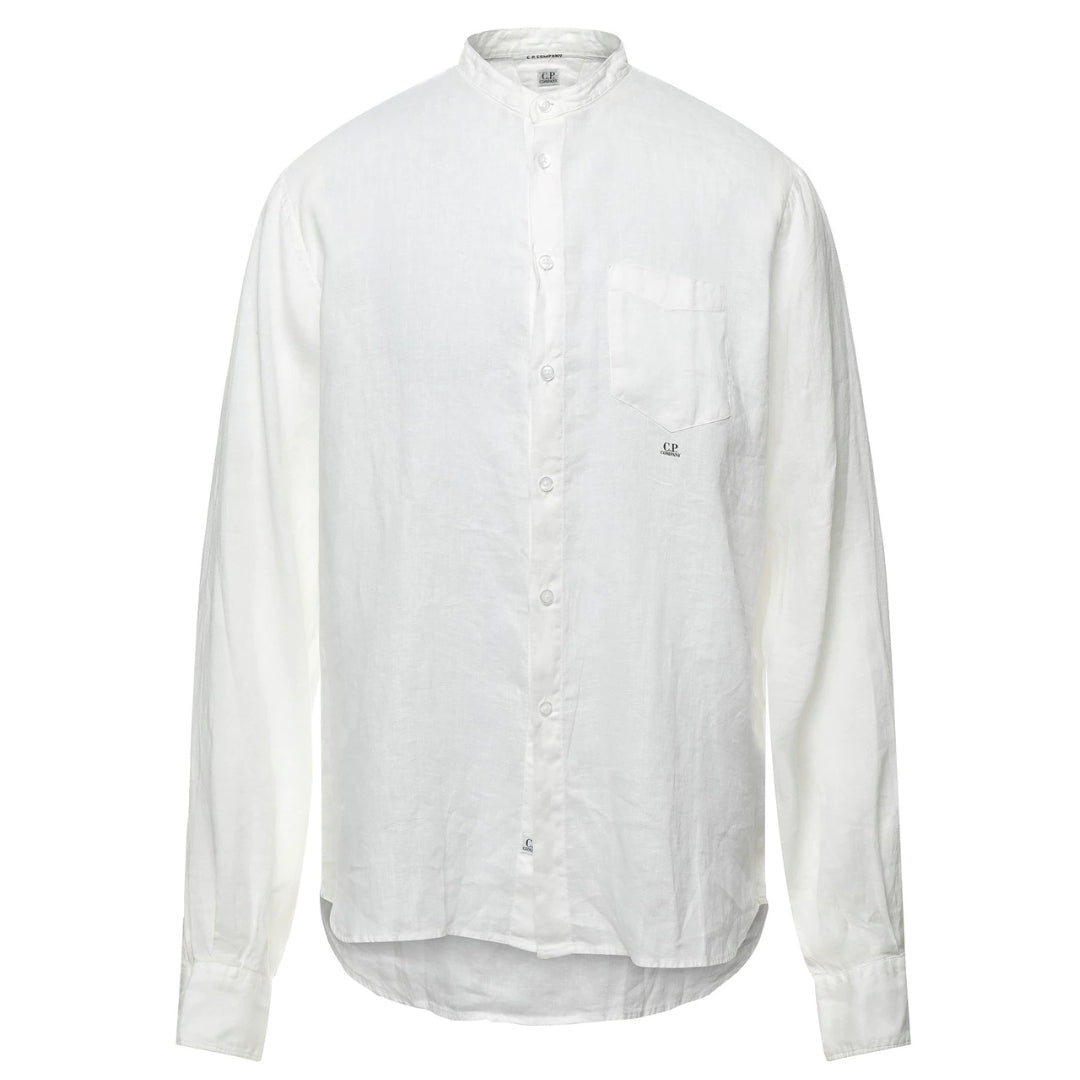 C P Company White Caual Shirt