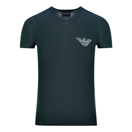 Emporio Armani Brand Logo Black Underwear T-Shirt