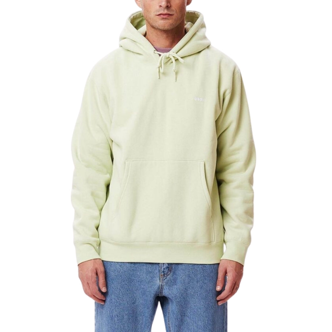 Obey Tab Logo Cucumber Green Hoodie