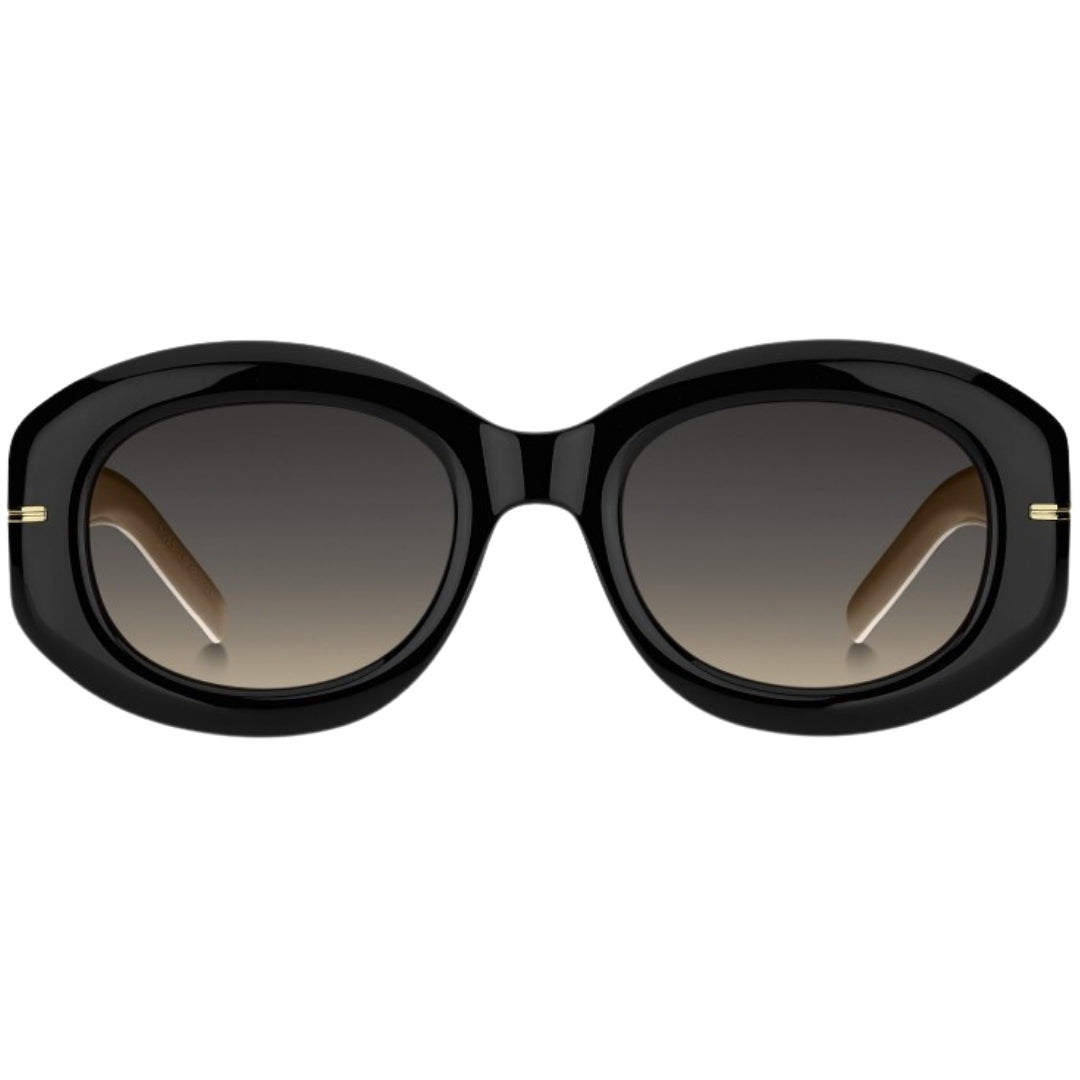 Hugo Boss Grey Brown DS Lens Black Beige Sunglasses One Size
