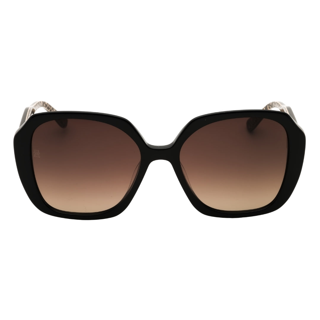 Tommy Hilfiger TH 2105/S 7YQ BLACK PATTERN BROWN  / Brown Gradient Sunglasses Women One Size