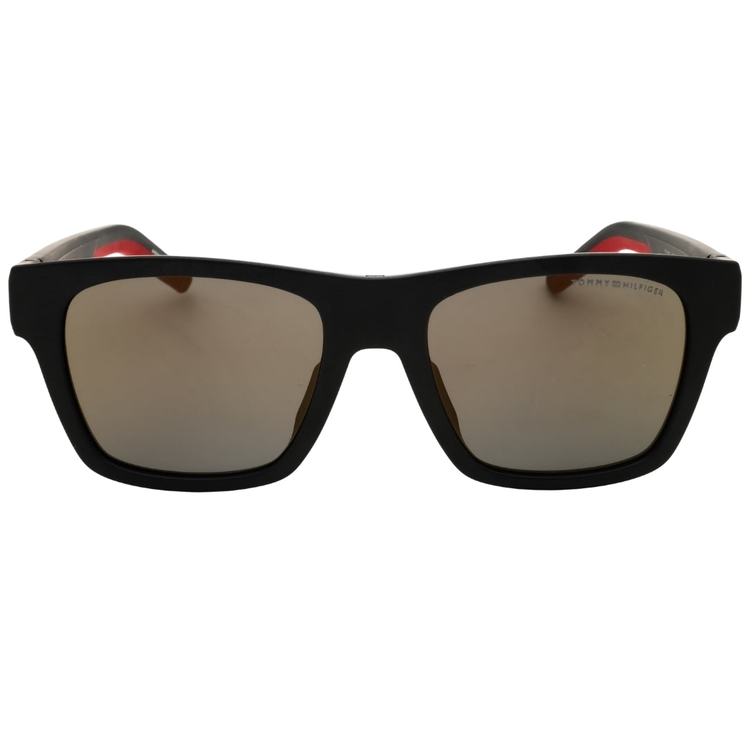 Tommy Hilfiger Th 1975/N/S 0003 Jo Matte Black/Brown Mirror Sunglasses Male 51X19X145 One Size