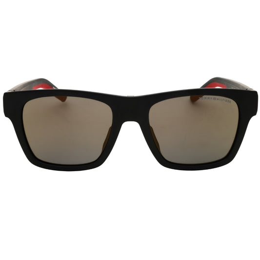Tommy Hilfiger Th 1975/N/S 0003 Jo Matte Black/Brown Mirror Sunglasses Male 51X19X145 One Size