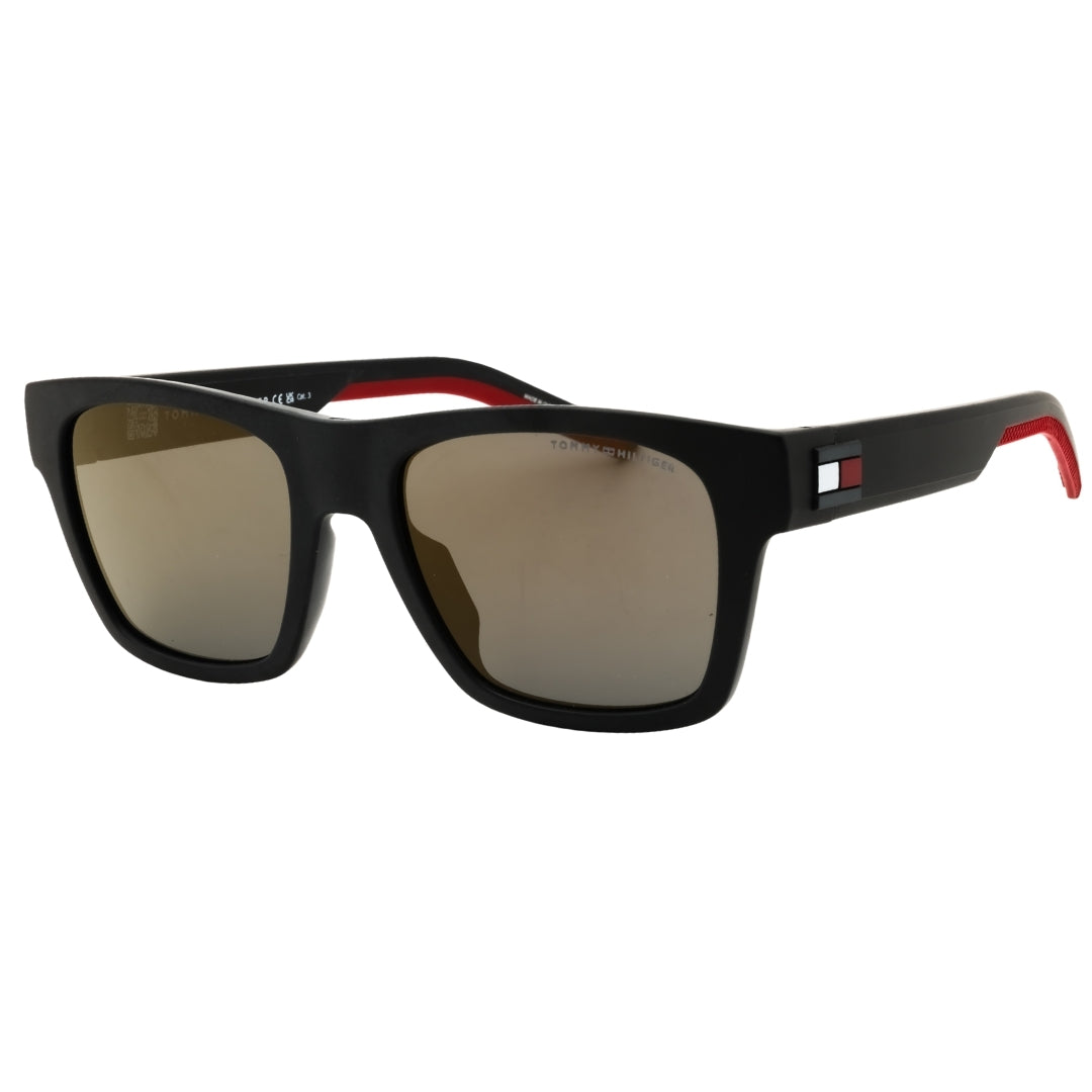 Tommy Hilfiger Th 1975/N/S 0003 Jo Matte Black/Brown Mirror Sunglasses Male 51X19X145 One Size