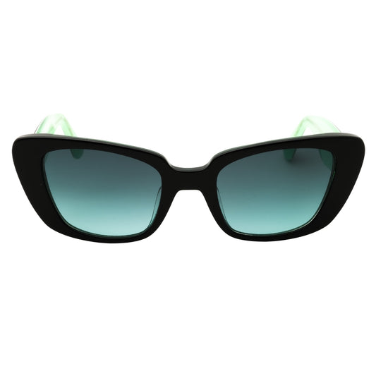 Kate Spade FABIA/S 07ZJ IB BLACK GREEN/GREY GREEN Sunglasses Women One Size