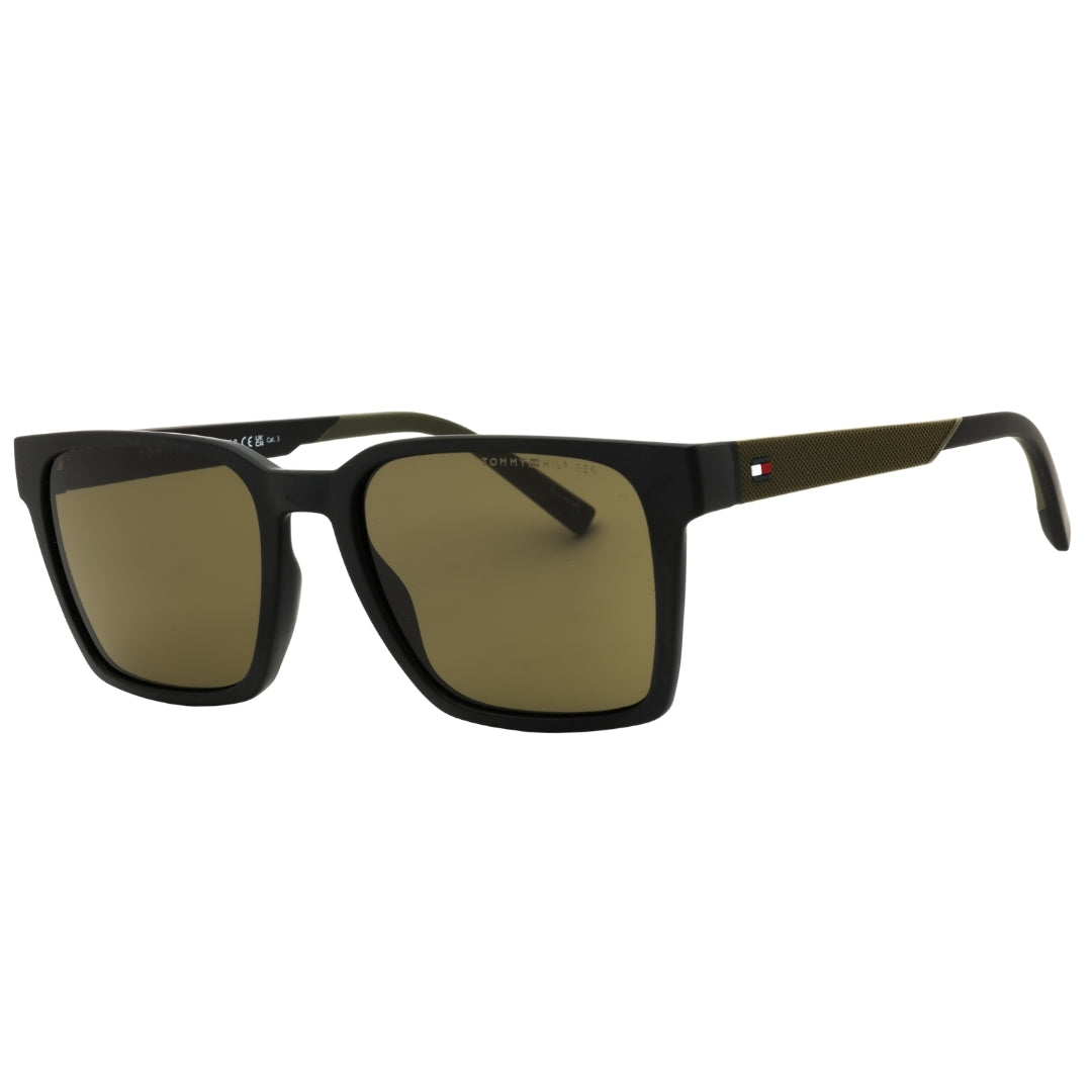 Tommy Hilfiger TH 2143/S 07ZJ QT BLACK GREEN/GREEN Sunglasses  55X19X145 One Size