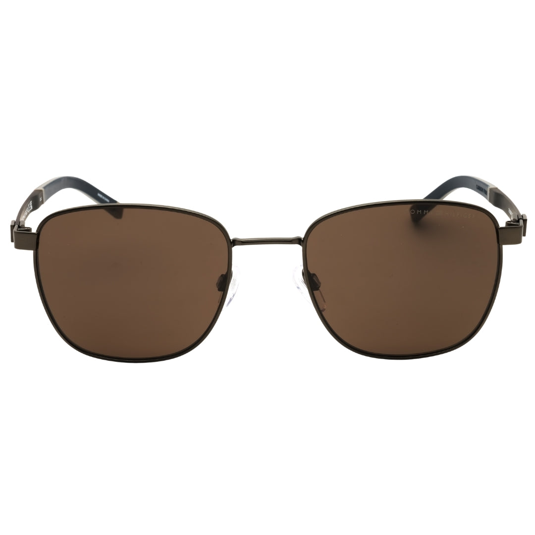 Tommy Hilfiger TH 2138/S 0SVK 70 MATTE RUTHENIUM BLACK/BROWN Sunglasses  53X20X145 One Size