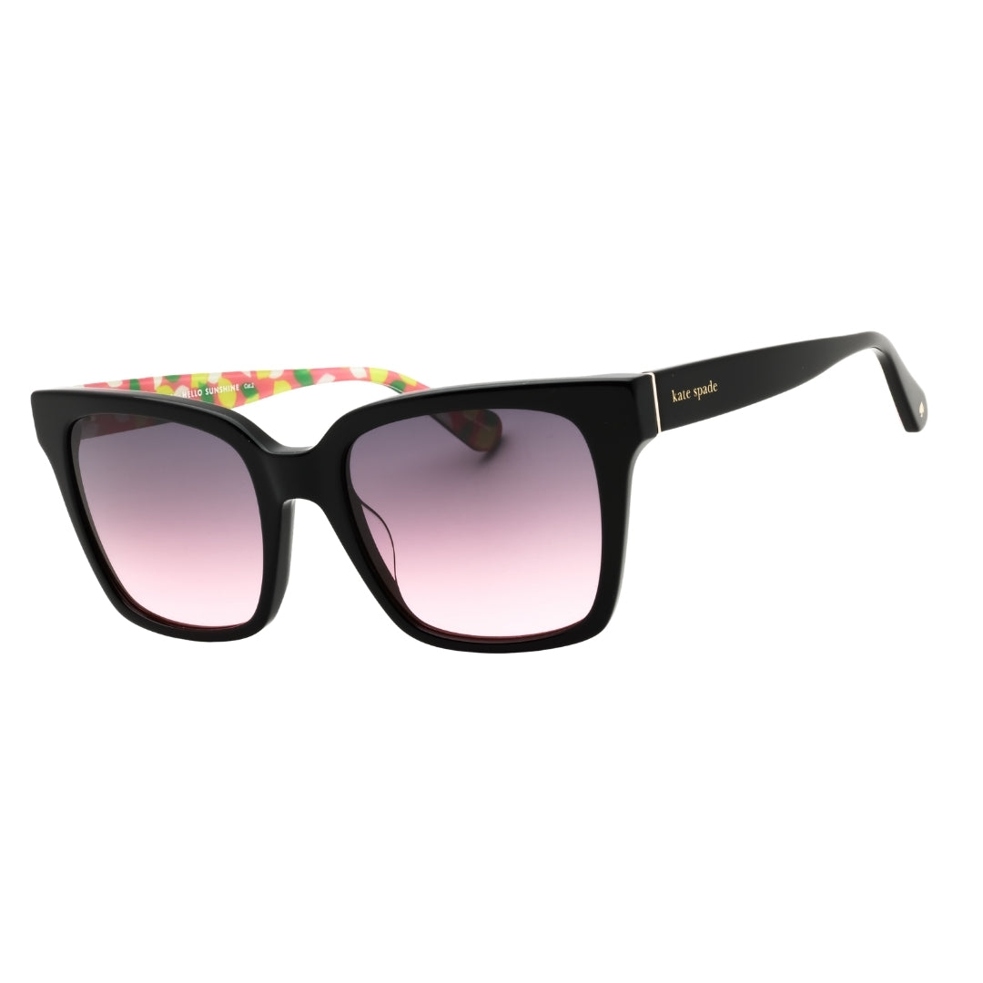 Kate Spade HARLOW/G/S/US 0807 FF BLACK/GREY FUCHSIA Sunglasses Women One Size