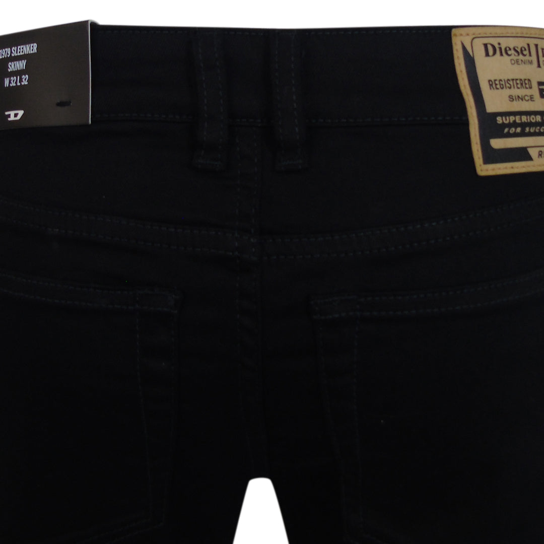 Diesel 1979 Sleenker-R R96IE Black Jeans Mens W31 / 32L