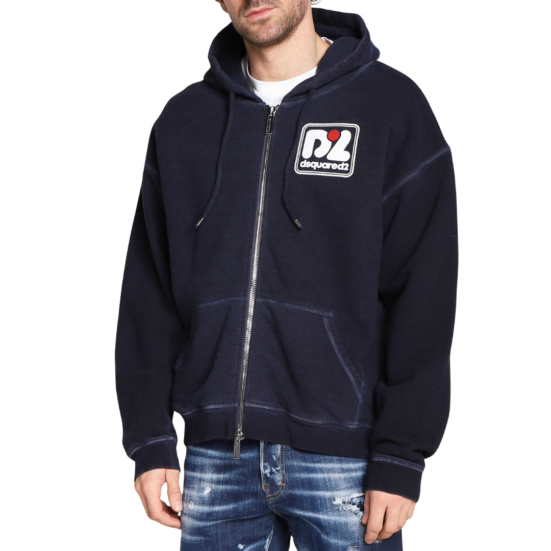 Dsquared2 Hercalina Fit dark Navy Blue Hoodie
