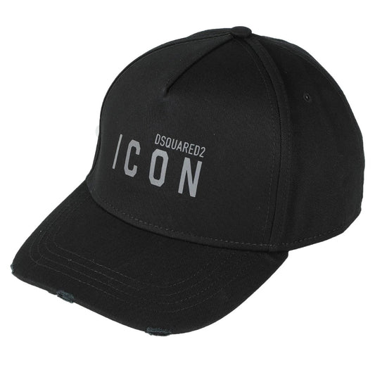 Dsquared2 Icon Logo Grey Logo Black Hat
