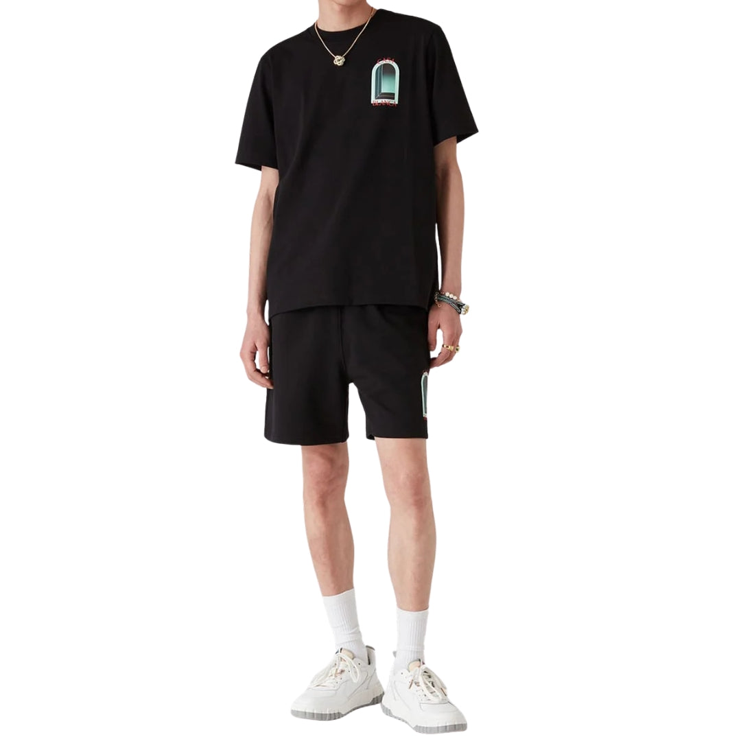 Casablanca L'Arche Design Black T-Shirt