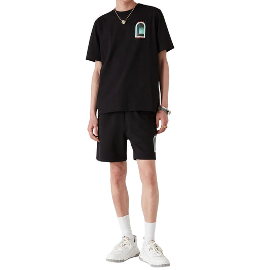 Casablanca L'Arche Design Black T-Shirt