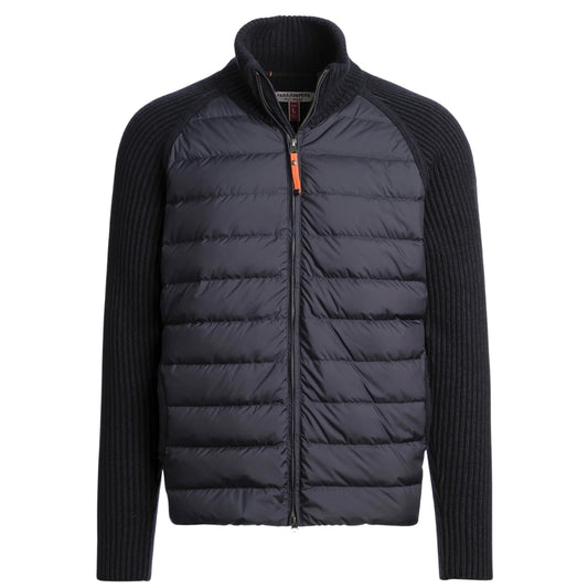 Parajumpers Olmo Pencil Black Ribbed Sleeves Jacket