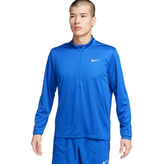 Nike 1/4 Zip Royal Blue Running Top