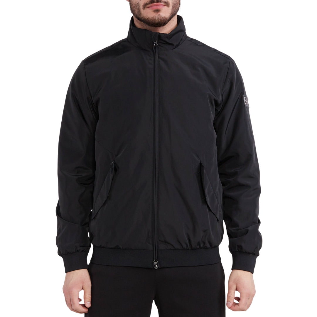 EA7 Patch Logo Black Jacket - Nova Clothing