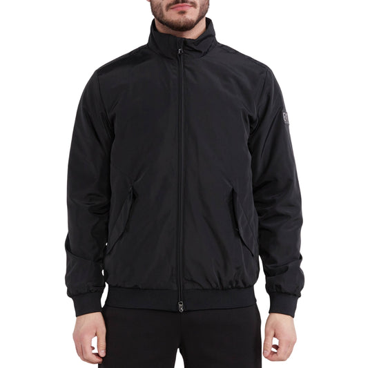 EA7 Patch Logo Black Jacket - Nova Clothing