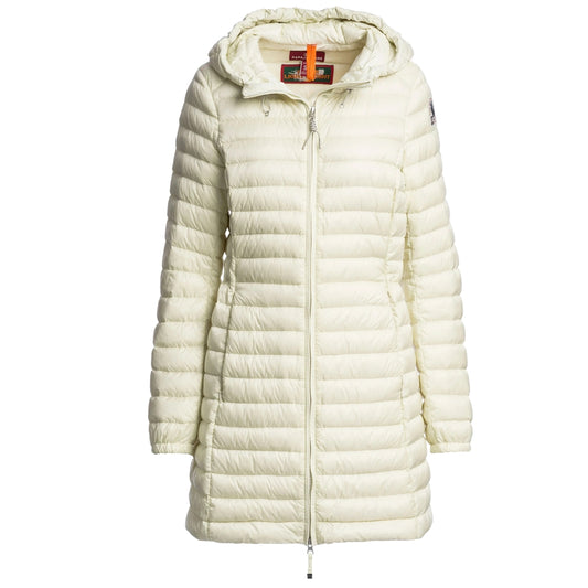 Parajumpers Meredith Mossy Chalk Hooded Down Jacket