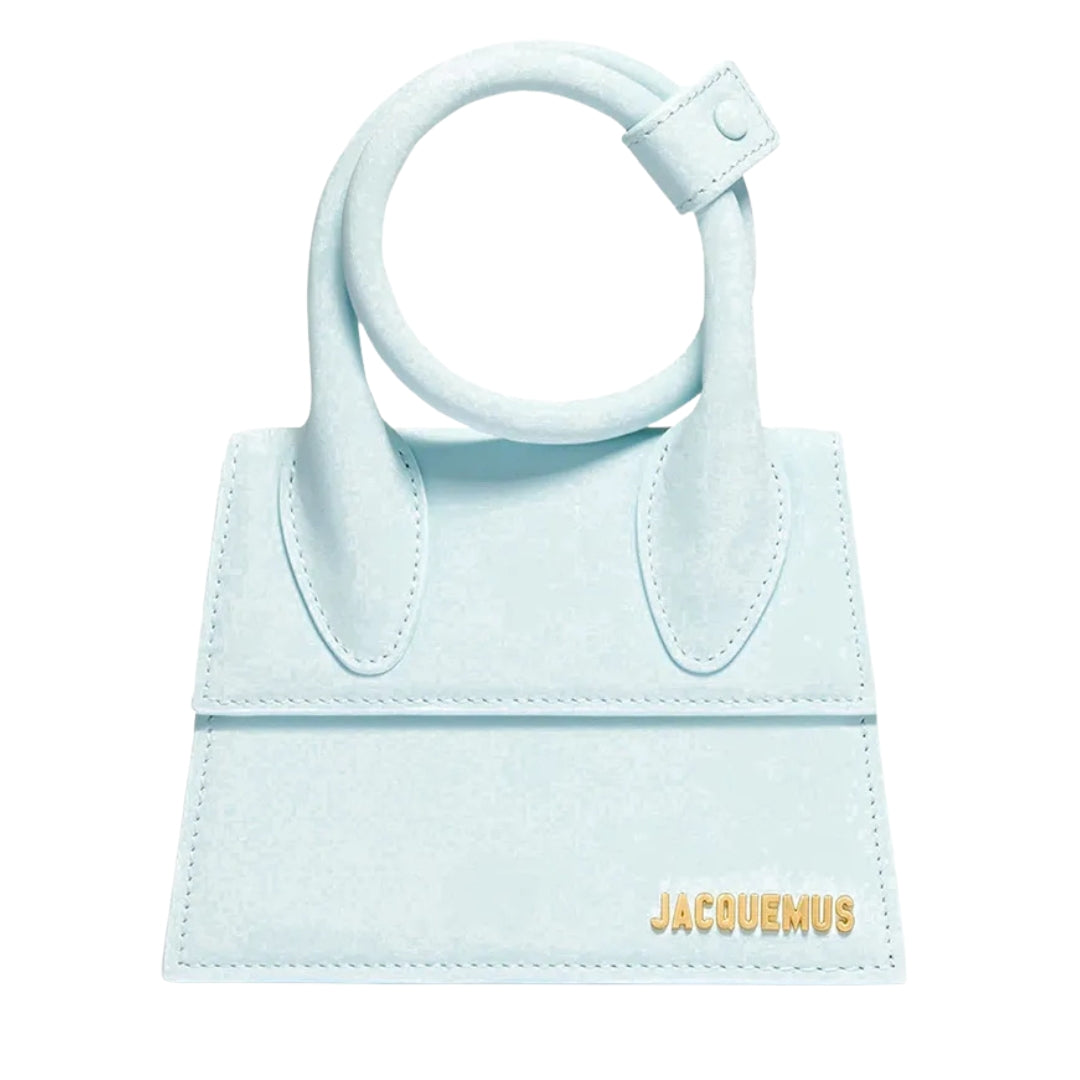 Jacquemus Le Chiquito Noeud Pale Blue Bag