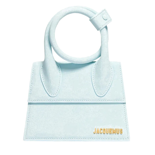 Jacquemus Le Chiquito Noeud Pale Blue Bag