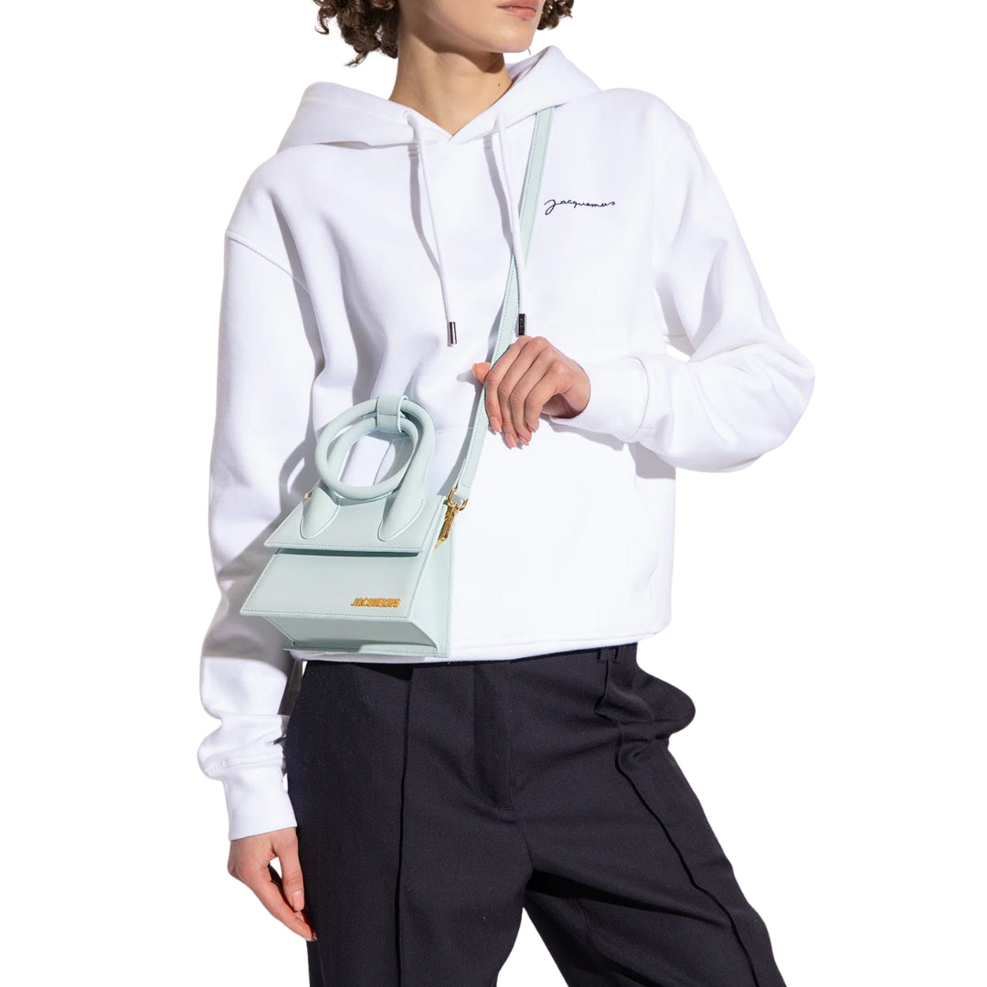 Jacquemus Le Chiquito Noeud Pale Blue Bag