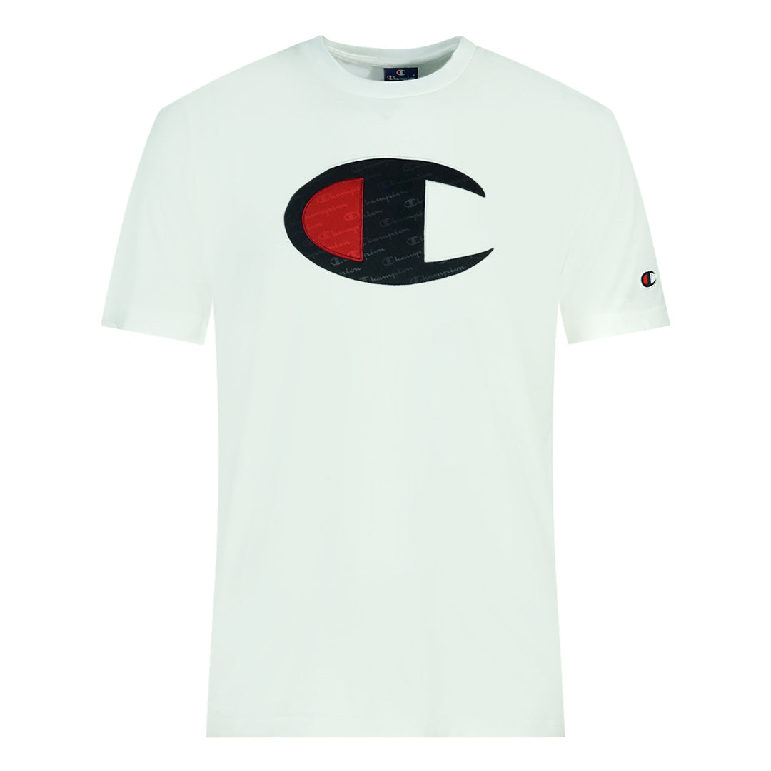 Champion Large C Logo White T Shirt