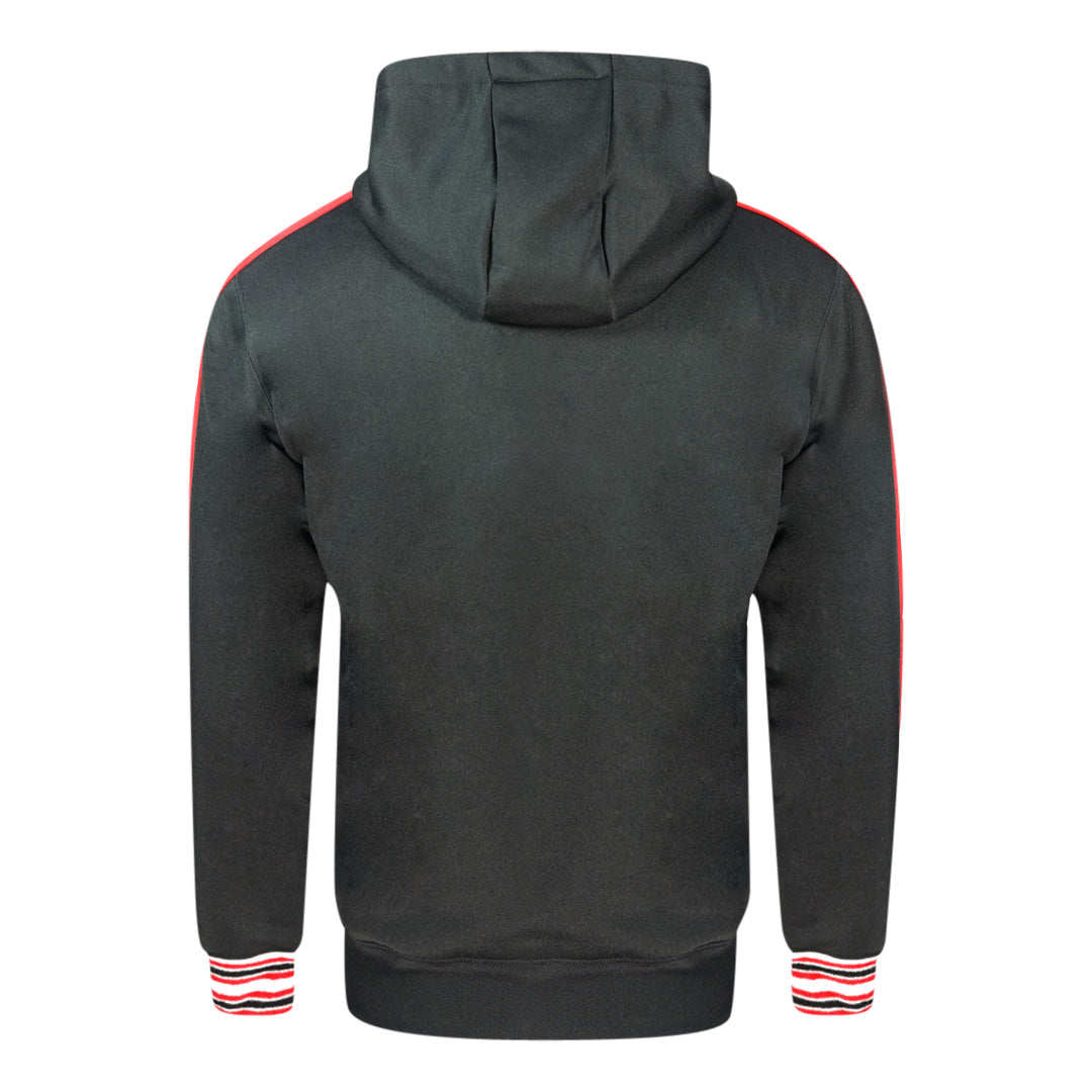 Champion Half Zip Large Logo Black Hoodie