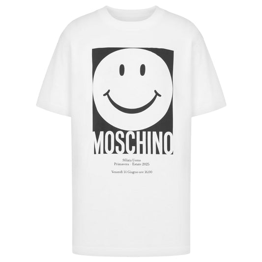 MOSCHINO 221EA07160541 1001 WHITE T-SHIRT FEMALE XS