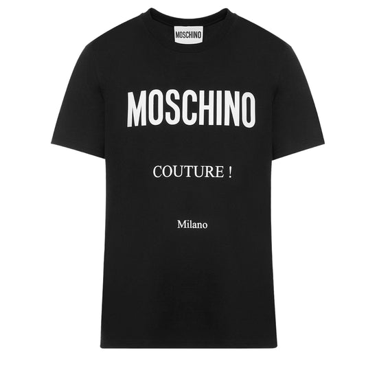 MOSCHINO 221EA07170541 1555 BLACK T-SHIRT FEMALE S