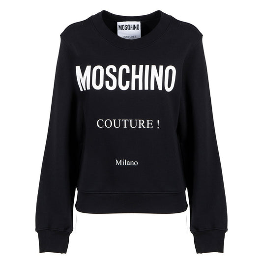 MOSCHINO 221EA17230528 1555 BLACK JUMPER FEMALE XXS