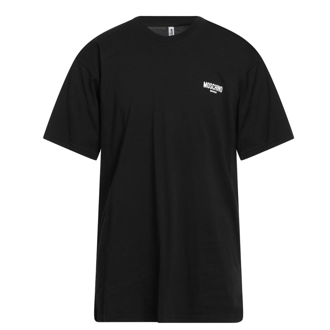 Moschino Swim Logo Black T-Shirt