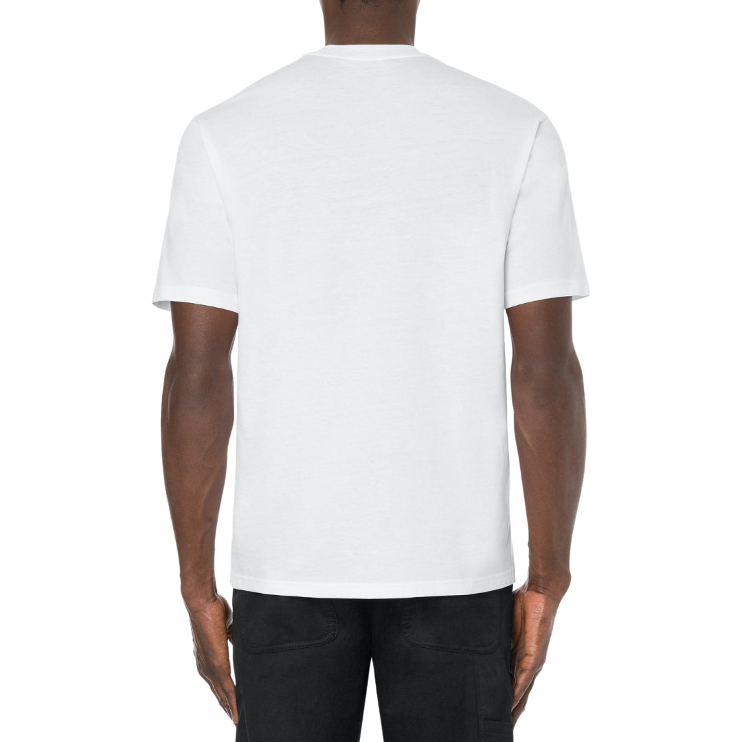 MOSCHINO 222ZRJ07109041 1001 WHITE T-SHIRT MALE XS