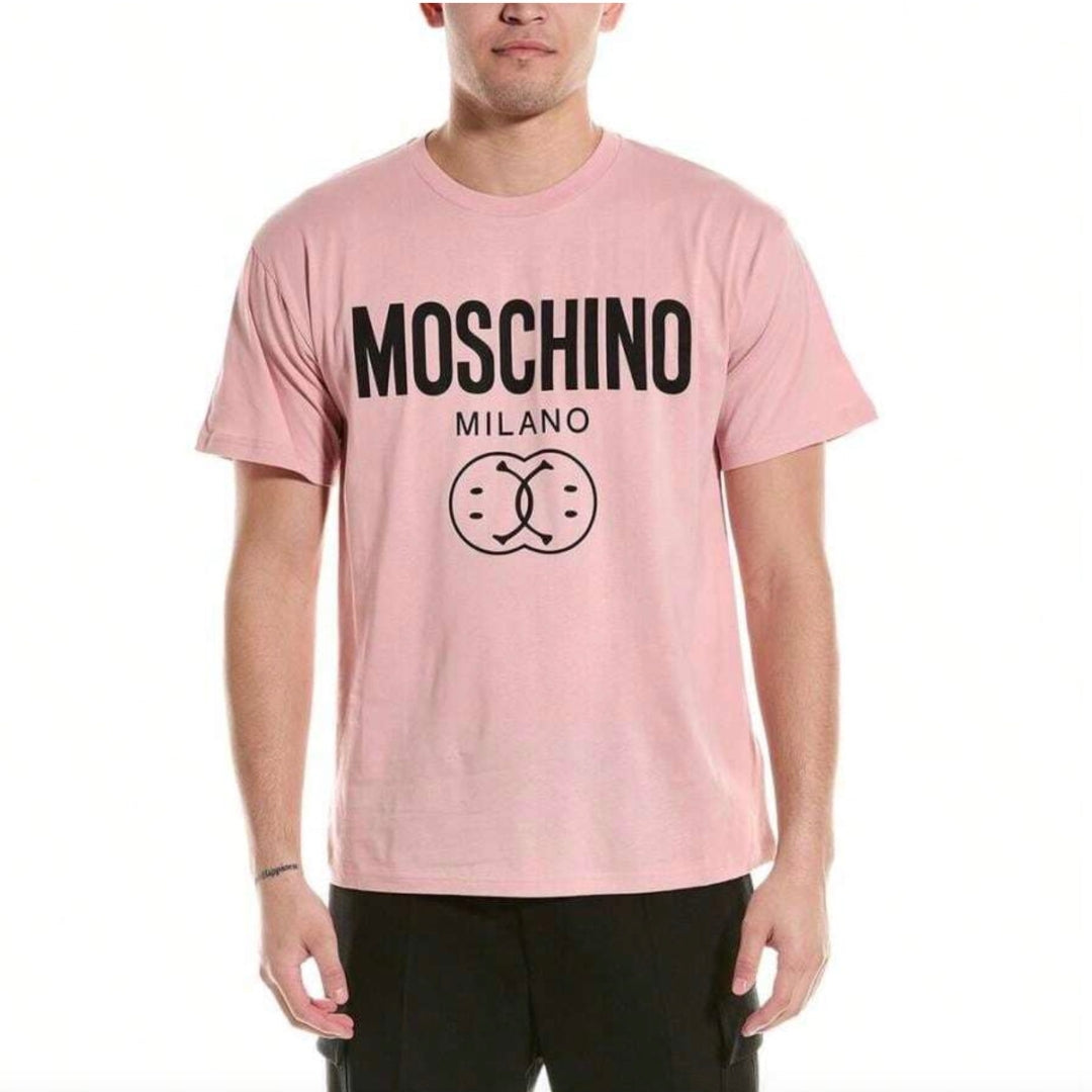 MOSCHINO 222ZRJ07109041 1187 PINK T-SHIRT MALE XL
