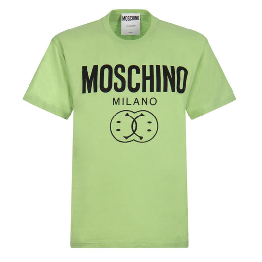 MOSCHINO 222ZRJ07109041 1397 GREEN T-SHIRT MALE XS