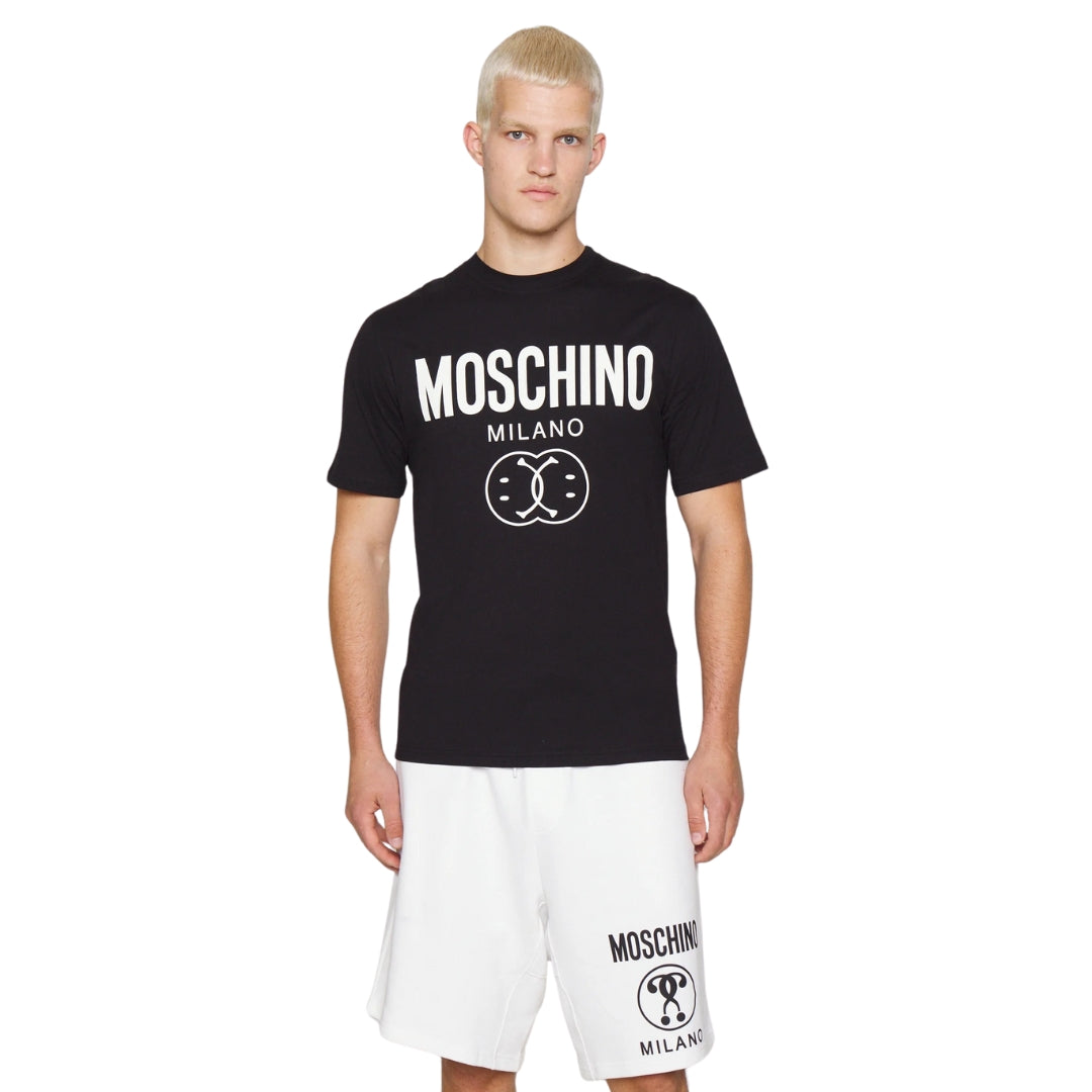 MOSCHINO 222ZRJ07109041 1555 BLACK T-SHIRT MALE S