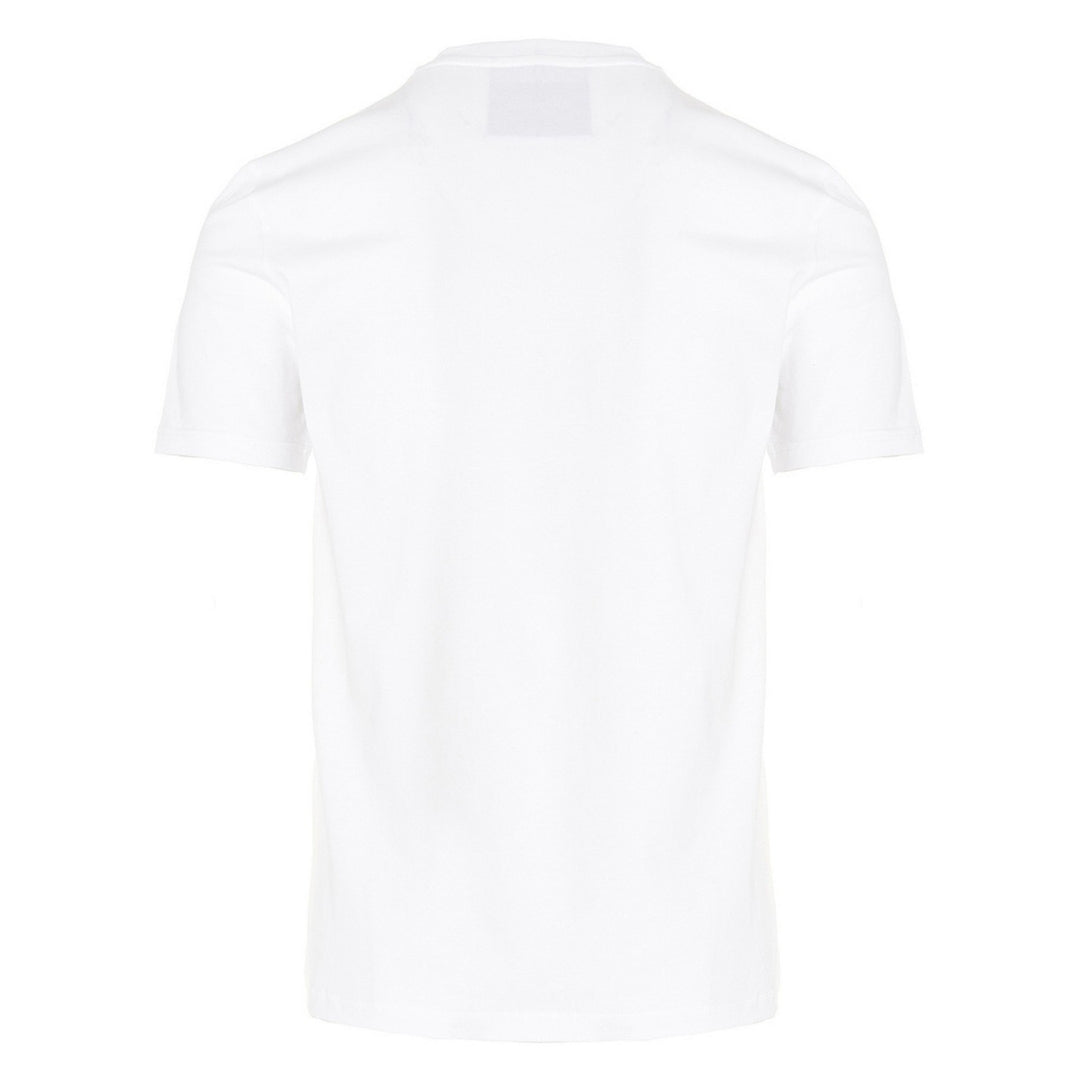 Moschino Milano Double Smiley Logo White T-Shirt